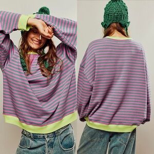 Classic Crew Oversized Crewneck (Free People)